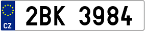 Truck License Plate